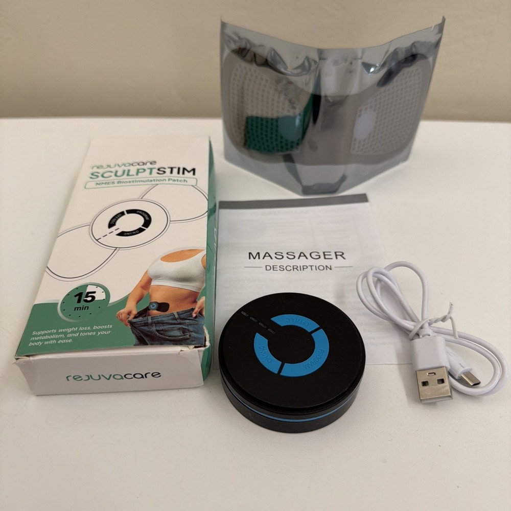 RejuvaCare TonePatch Slimming Patch & Sculpstim NMES Biostimulation Patch BUNDLE