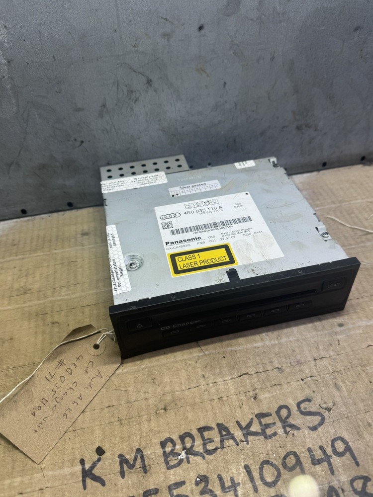 CD Changer Player Unit Audi A6 4E0910110E / 4E0035110A