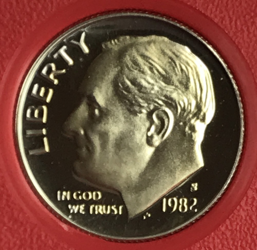 1982-S PROOF ROOSEVELT DIME