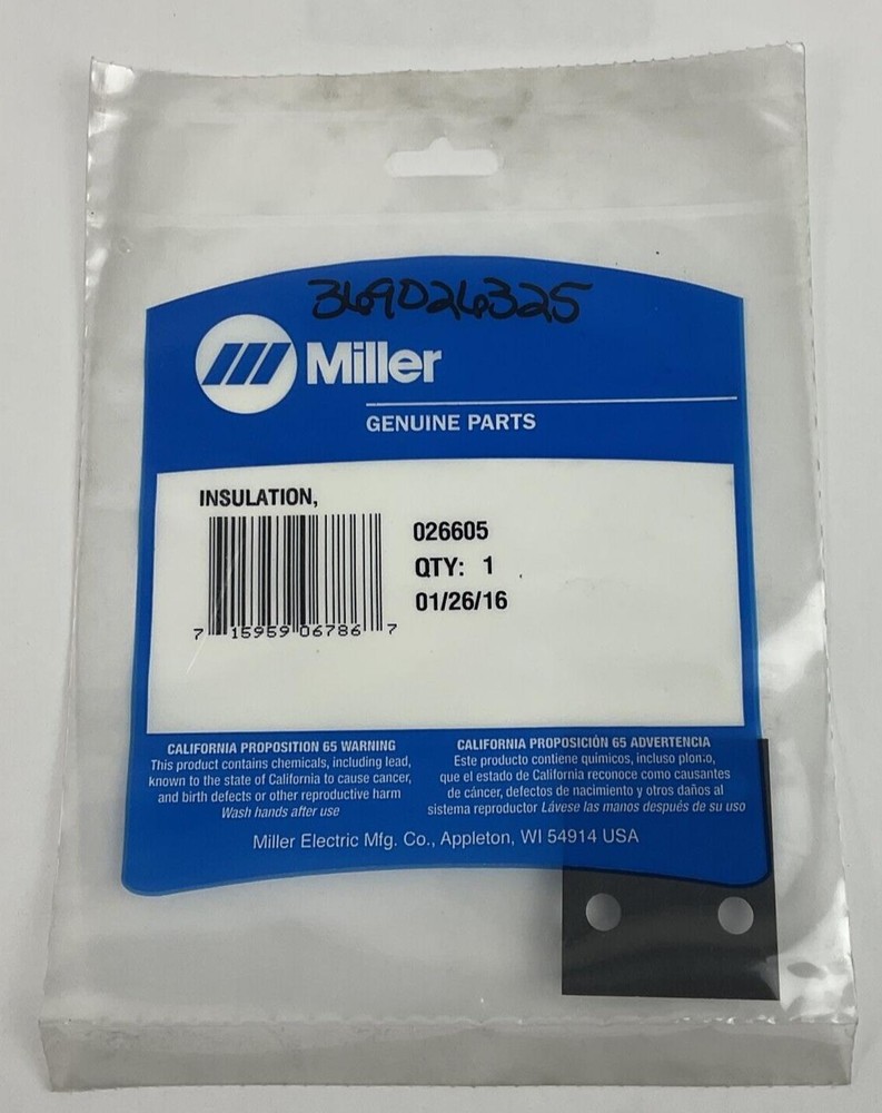 MILLER 026605 INSULATION PART