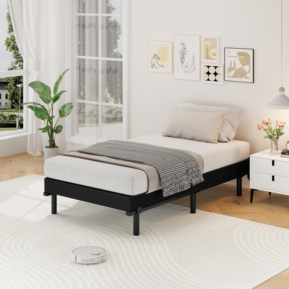 Twin Box Spring, 5 Inch Low Profile Twin Box Spring Only Bed Base, Heavy Duty...