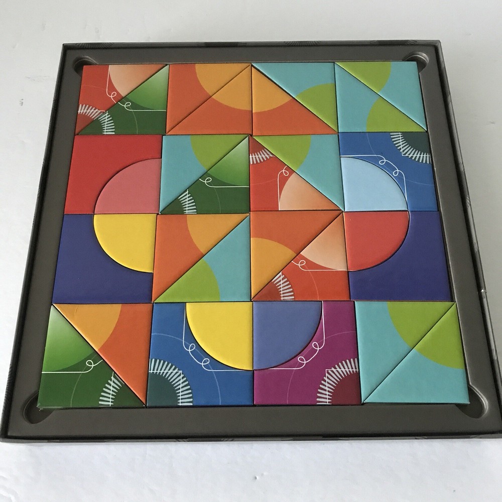 eeBoo Design Tiles Compose Patterns And Designs 64 Double-sided Shapes Ages 5+
