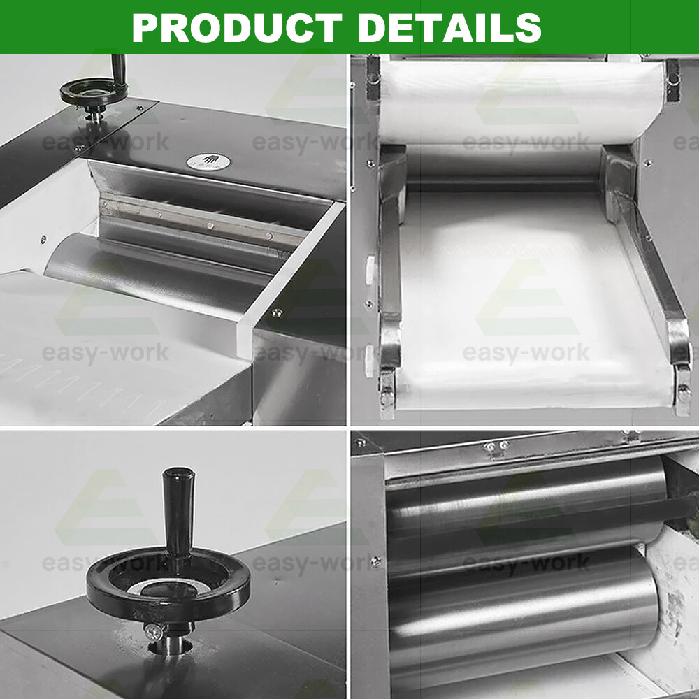 Automatic Electric Dough Pressing Circulating Sheeter Roller Dough Press Machine
