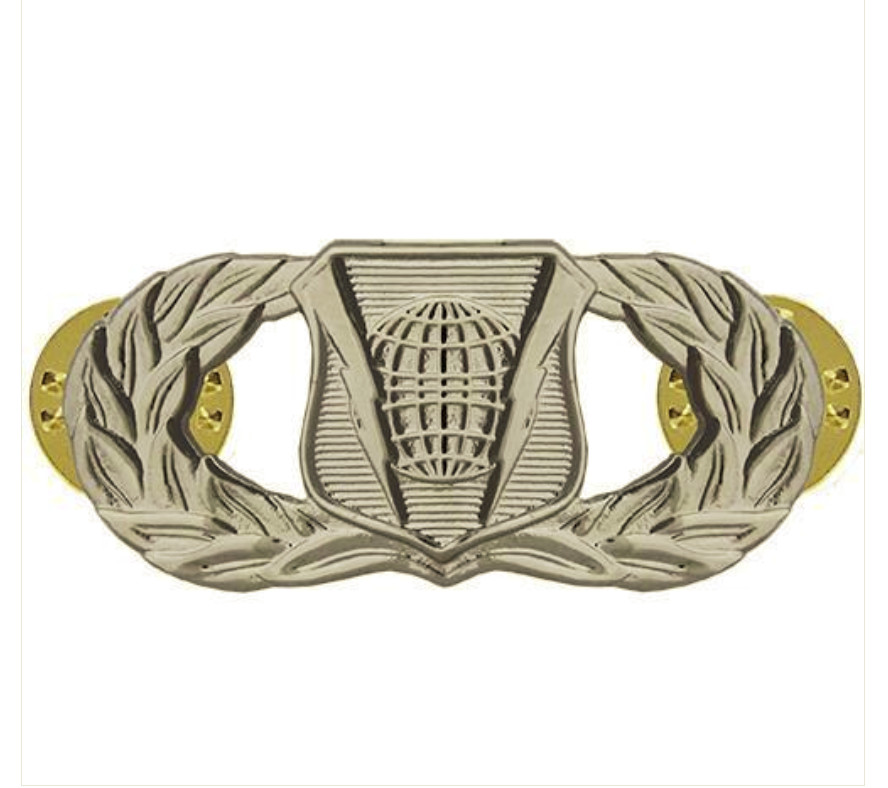 Vanguard AIR FORCE BADGE: COMMAND AND CONTROL - REGULATION SIZE