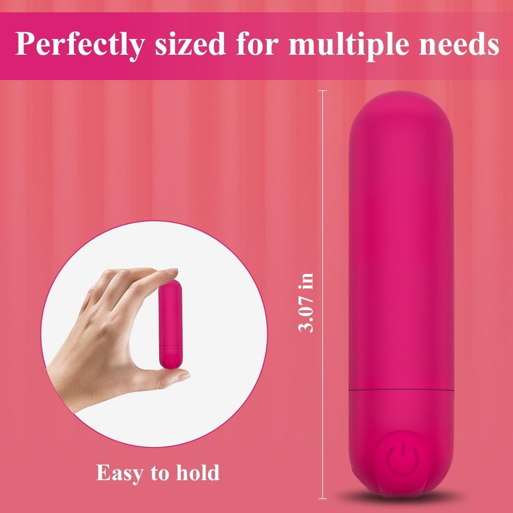 Tranquility On-the-Go: Quiet Silicone Massage Stick with 10 Versatile Modes