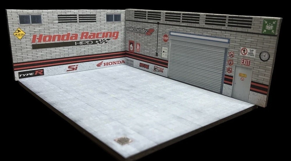 Diorama 1/64 Scale HONDA Racing