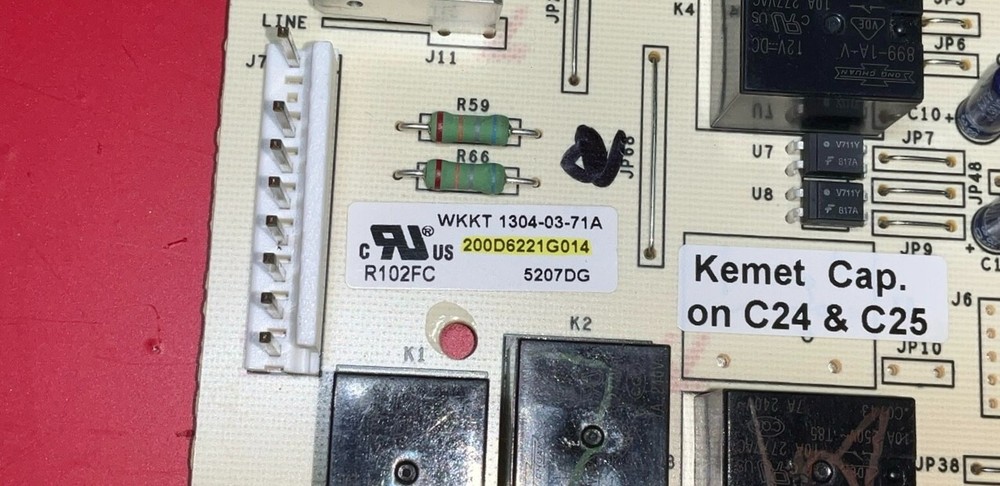 GE Refrigerator Control Board - Part # 200D6221G014