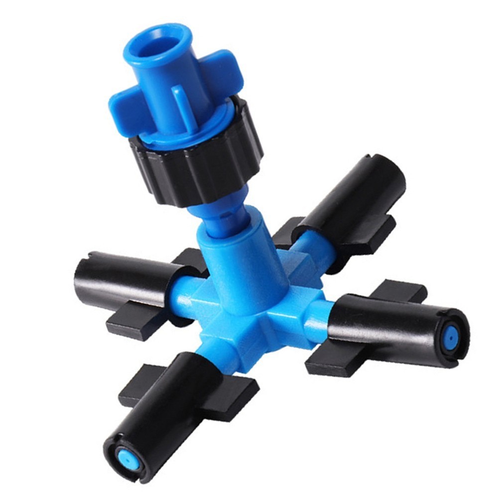 Atomizing Sprinkler with Four Outlet Design for Optimal Water Distribution