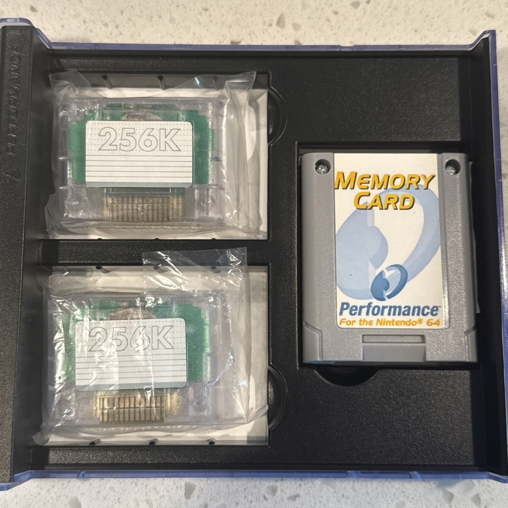 Nintendo 64 Performance Memory Card in Case