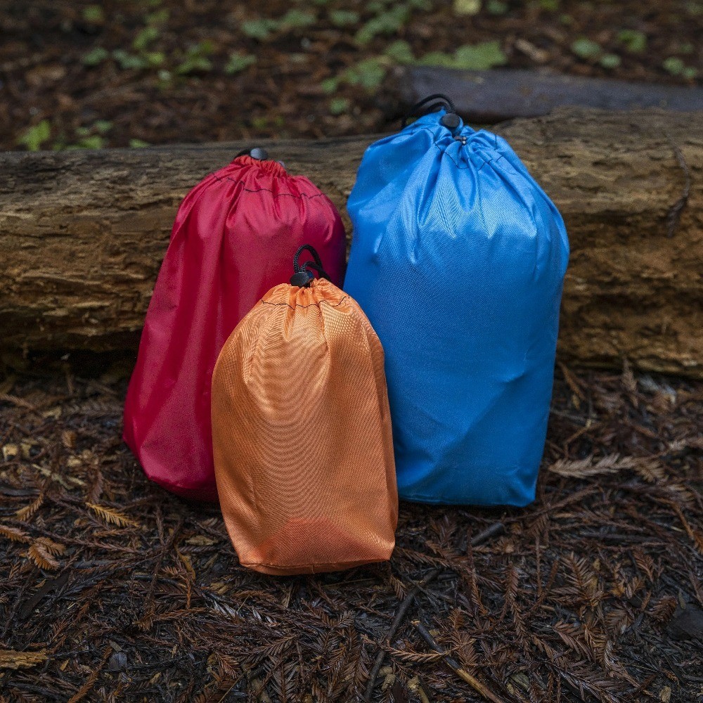 Ditty Bag 3 pack Stuff Bag, 16.2 L, Assorted, Unisex, Drawstring Closure, New,