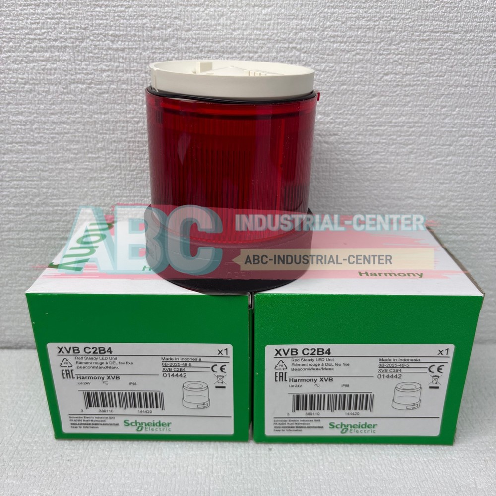 1PCS New Schneider XVB C2B4 Red warning light#