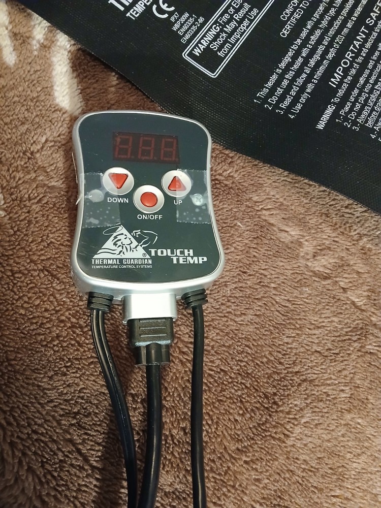 Thermal Guardian Quantum Solid State Hardside Waterbed Heater P1008 Control