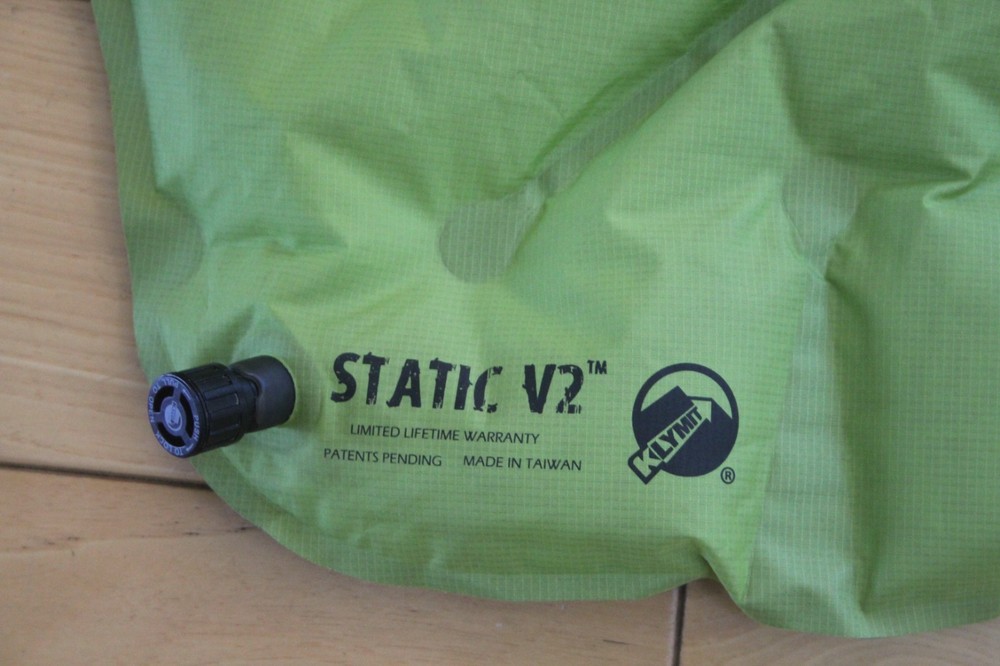 KLYMIT STATIC V2 GREEN Backpacking Sleeping Pad Camping TESTED NEW