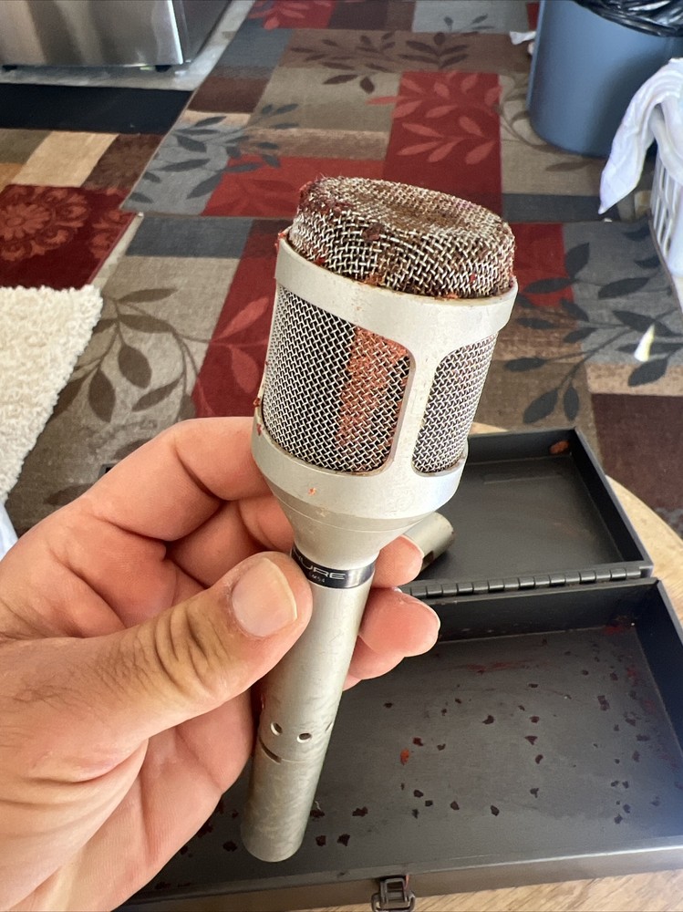 Vintage Shure SM54 dynamic cardioid microphone - Untested