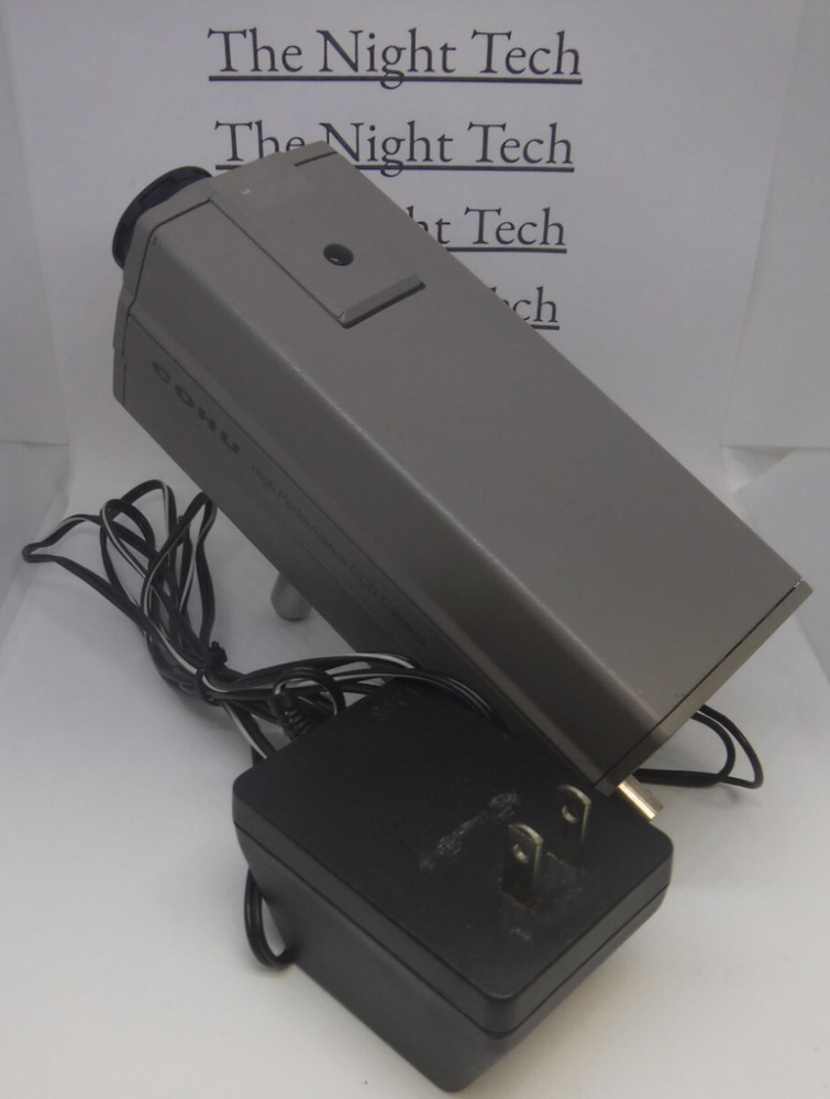 COHU High Performance CCD Camera 4915-2000/0000 w/ Power Supply
