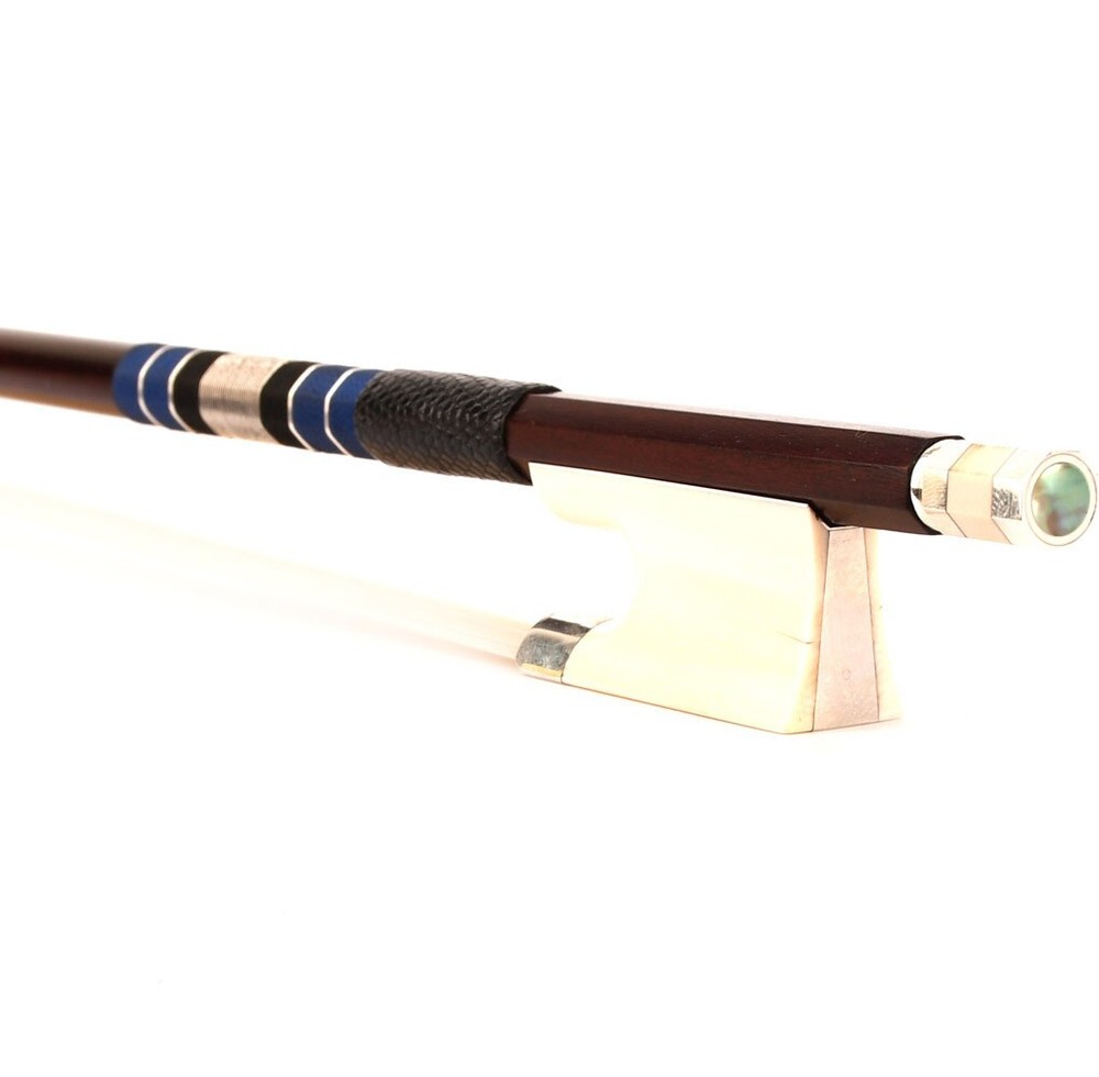 Superb Pro Master Antique Pernambuco Violin Bow 4/4 Value White Frog Silver Fast