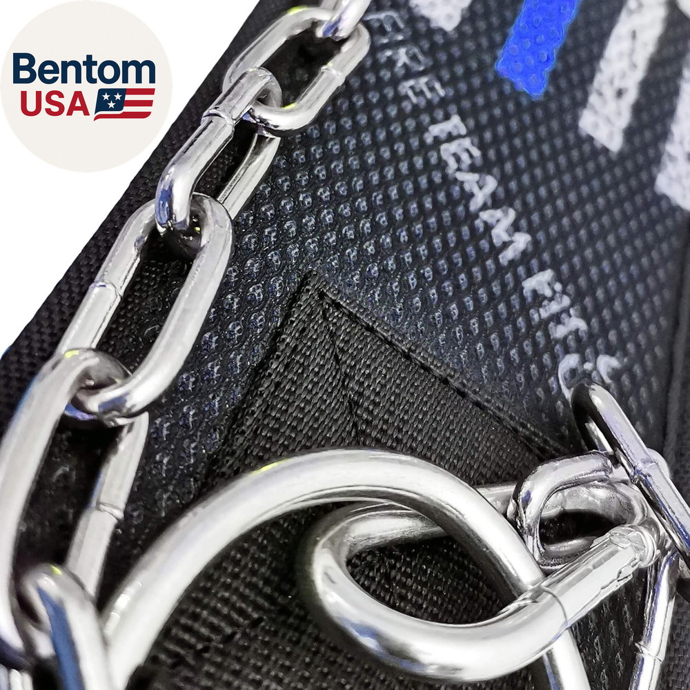Weighted Belt with Chain, for Pullups, Dips, Weight Lifting, Powerlifting, & Cro