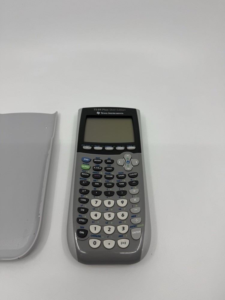 Texas Instruments TI-84 Plus Silver Edition Graphing Calculator Gray TESTED