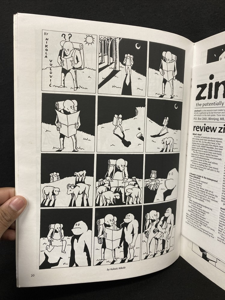 Sunburn #15 BEYOND WORDS 2 underground wordless comics 2001 Canadian