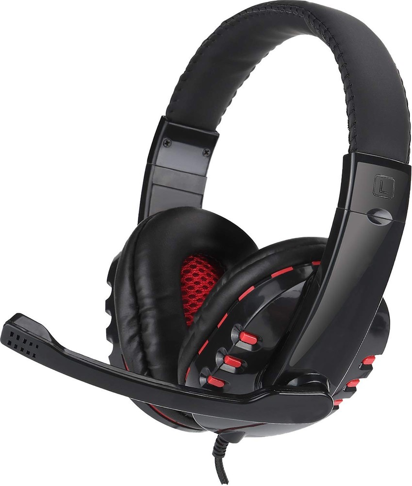 Gaming Keyboard and Mouse pad Headset, Wired LED Black