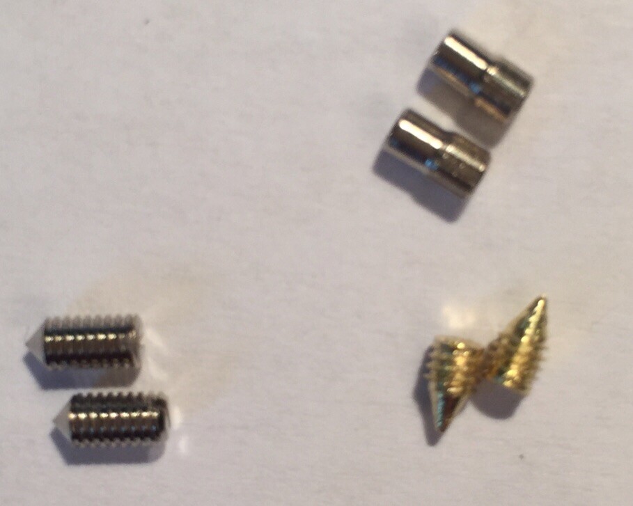 Belt Tip Replacement Screws 6 pack Different Lengths and Styles !!