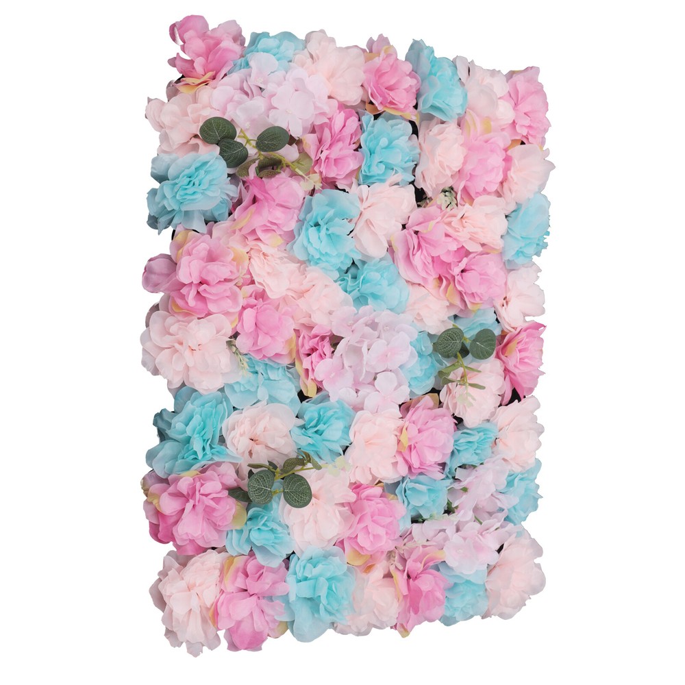 40*60cm Artificial Flower Wall Panels Wall Hydrangea Rose Wedding Backdrop Decor