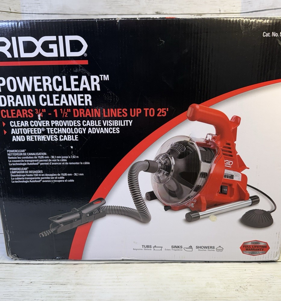 RIDGID PowerClear 120 Volt Drain Cleaning Machine