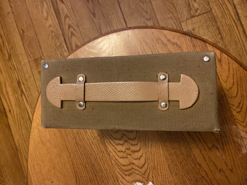 Czech Military Issue Optical Box, Canvas, NOS