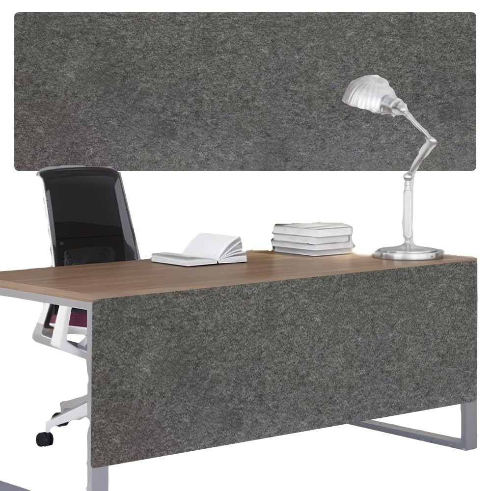 Under Desk Privacy Panel,59 x 19.7 inch Felt Board Modesty Panel is Suitable ...