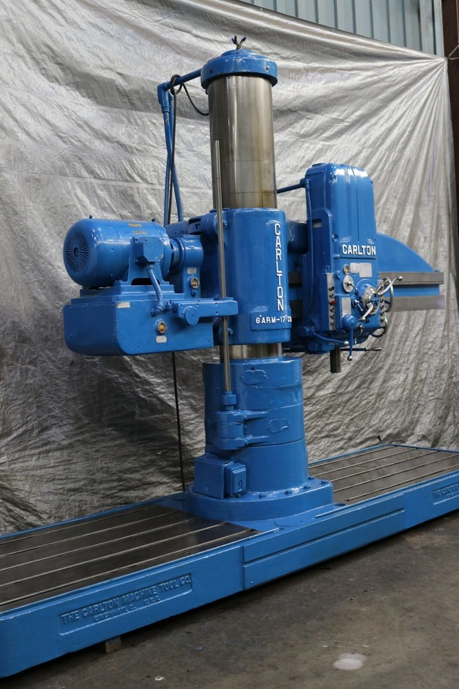 6' X 17" CARLTON RADIAL DRILL: YODER #71032