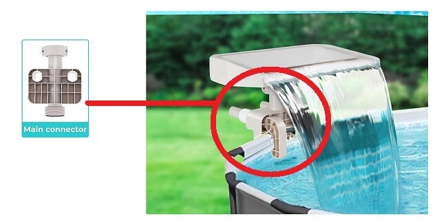 🆕 Main Connector Replacement Part for Above Ground Pool Fountain Waterfall