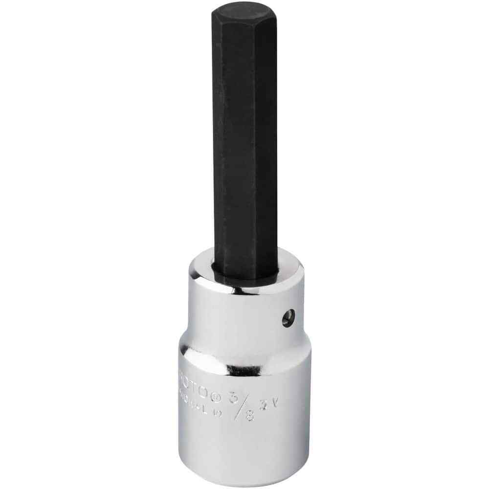 Proto J54413/8 Hex Bit Socket: 1/2" Drive, 3/8" Hex