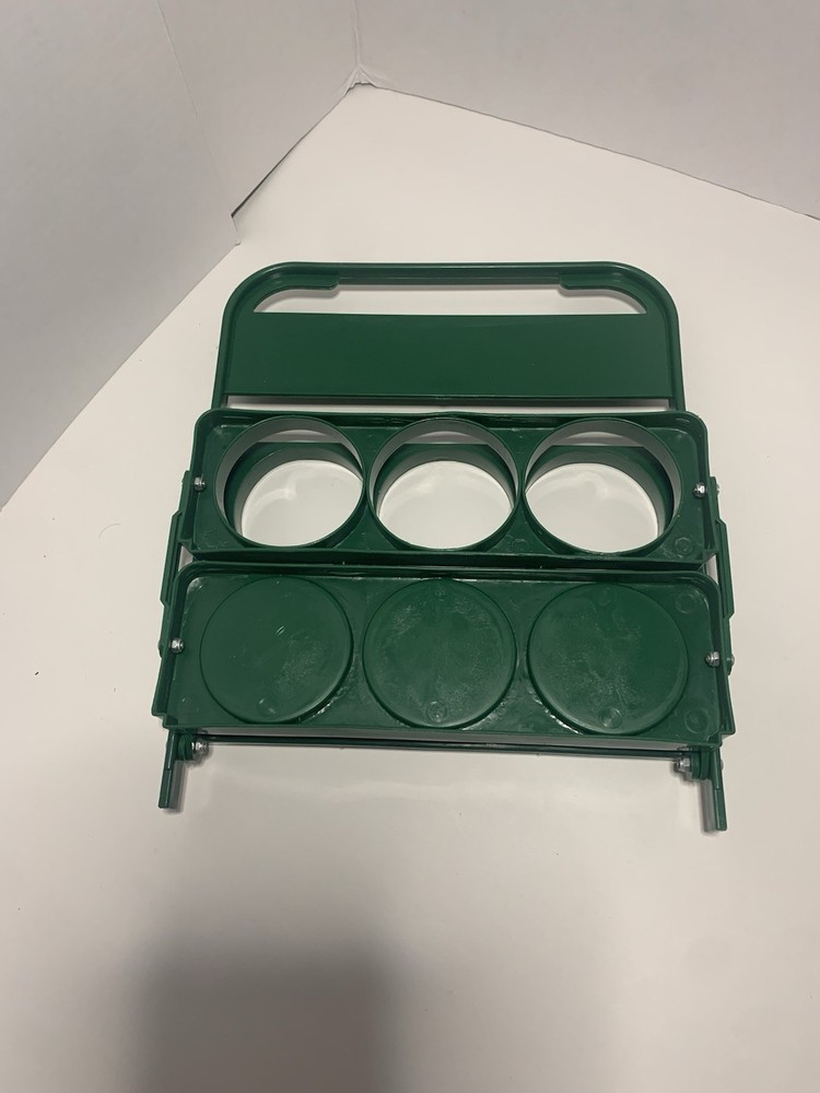 10inch Foldable Plastic Drink Carrier with Handle Beverage Delivery Holder