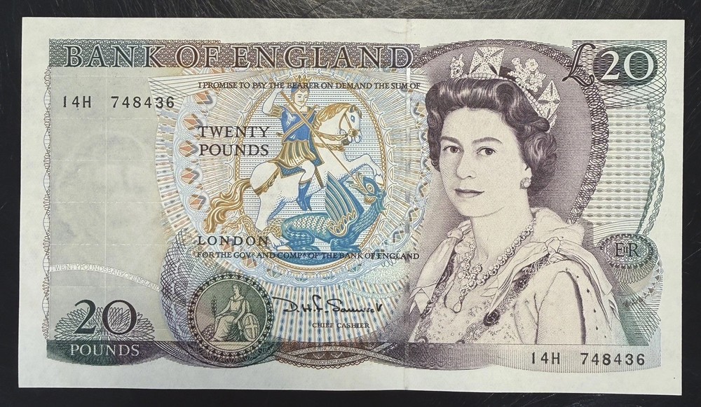 Old Twenty £20 Pound Note Uncirculated