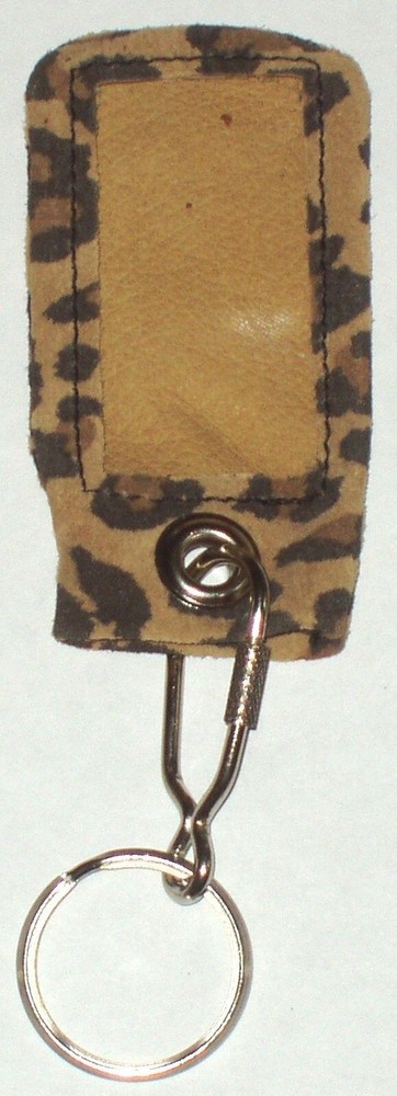 LEOPARD Supple Leather Remote Cover For OEM Viper Clifford Python Avital LARGE
