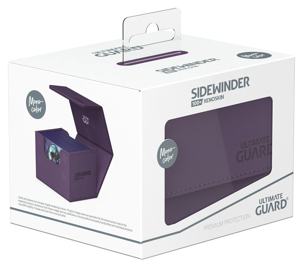 Ultimate Guard Sidewinder 100 Purple Xenoskin Deck Box