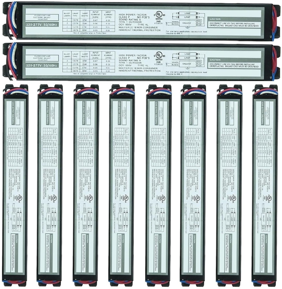 10 Pack Replacement for ICN2P32N, 120-277V, 50-60Hz Input Frequency, Electron...