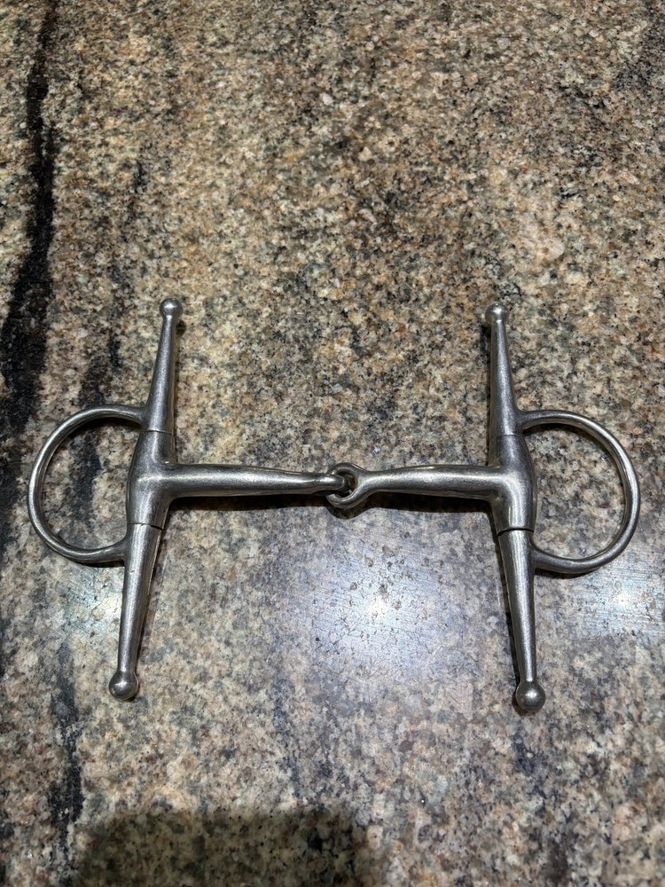 Stainless full cheek snaffle bit 5.5” Horse Size