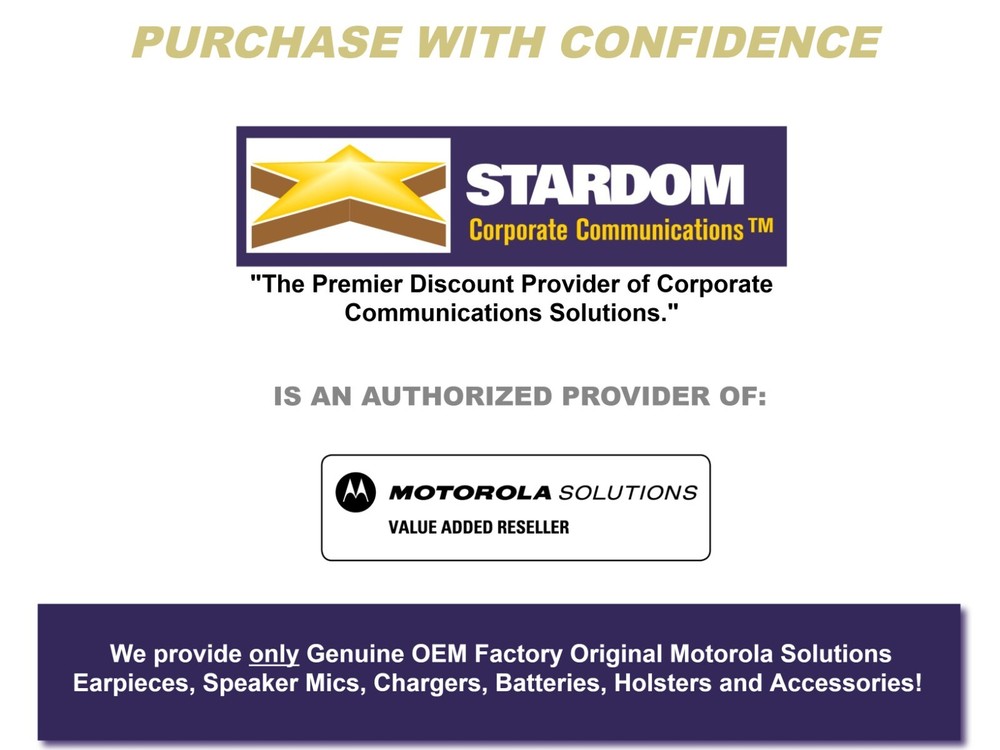 Motorola HKKN4027A RM Series CPS Programming Cable (Black)