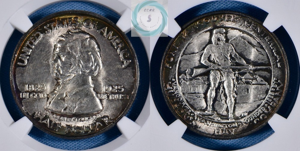 1925 Fort Vancouver Commemorative Half Dollar NGC MS 65 - Attractive Gem!!!