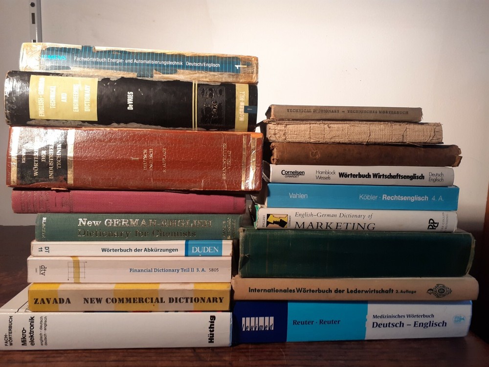 German technical and other specialist dictionaries