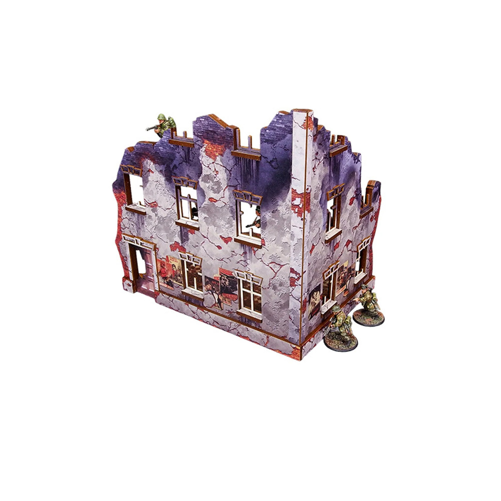 Micro Art Studio WW2 Ostfront Stalingrad: Univermag Left (with 3rd Floor H00249