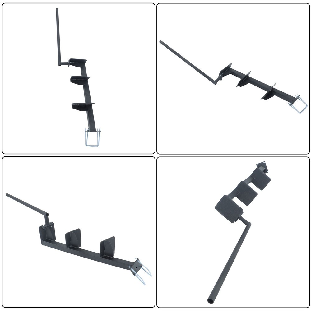 NEW 3 Step Boat Step Deep ''V'' Boat Trailer Steps Heavy Duty w/ Handle