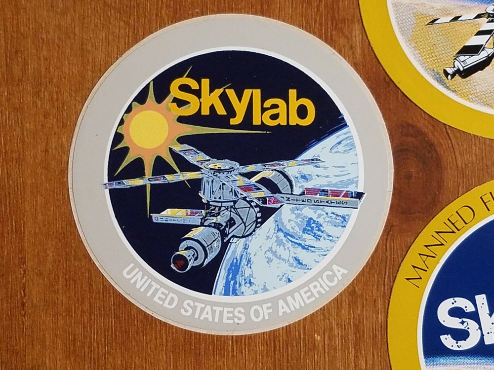 9 Vintage Skylab Stickers