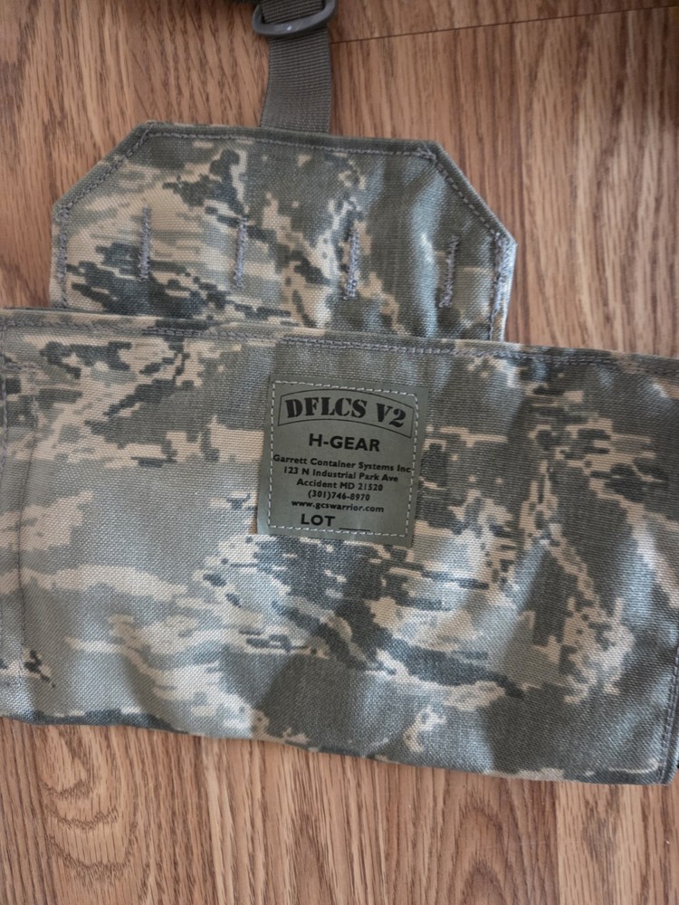 USGI Molle H-Harness, size small, Airforce Tiger Stripe