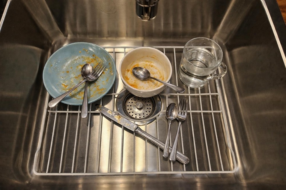 Sink Protectors for Kitchen Sink Bottom with White Coating Grate Insert Grid ...