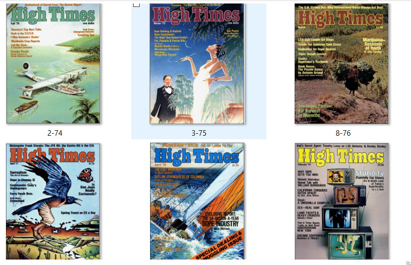High Times Super Large Bundle Mainly Complete 1974-2018 Collection Plus Bonuses