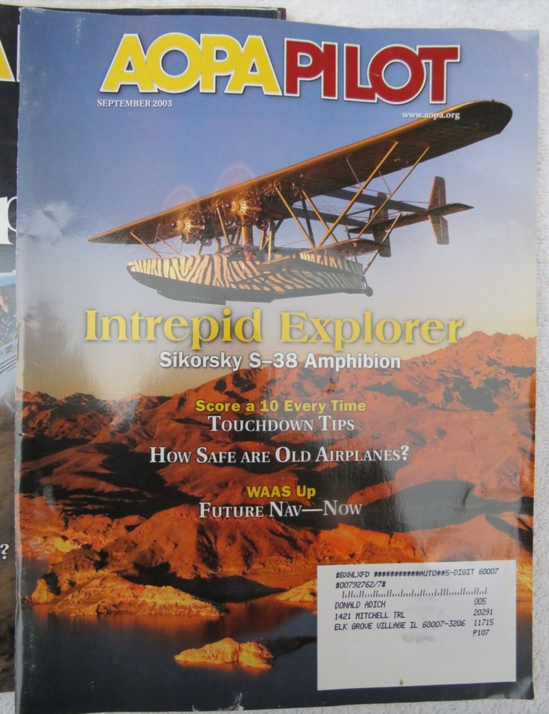 12 Issues 2003 AOPA Pilot Magazine - January to December