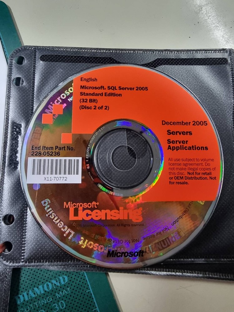 Microsoft SQL Server2005 Standard Edition (32bit)