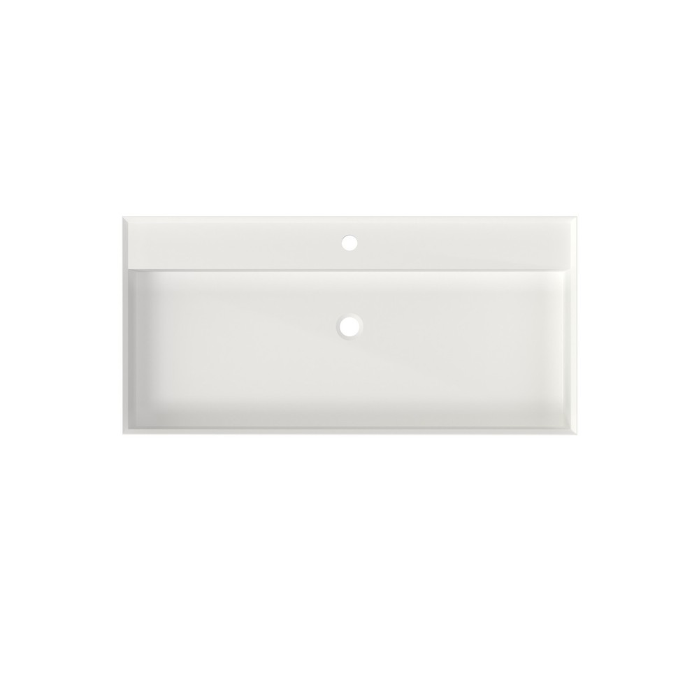 Stone Resin Solid Surface Bathroom Vanity Basin Sink